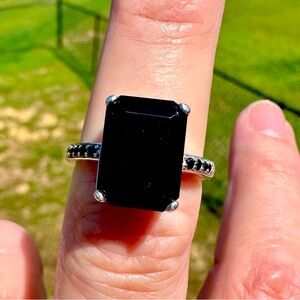 Black Onyx Cocktail Ring